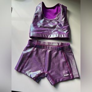 Crazy Pants cheer or gymnastics set. Size YS.
